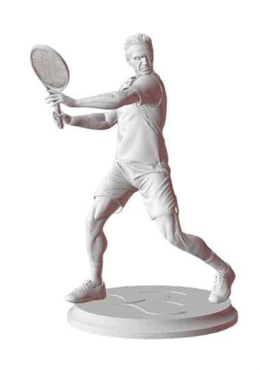 Roger Federer on Base - Tennis Player