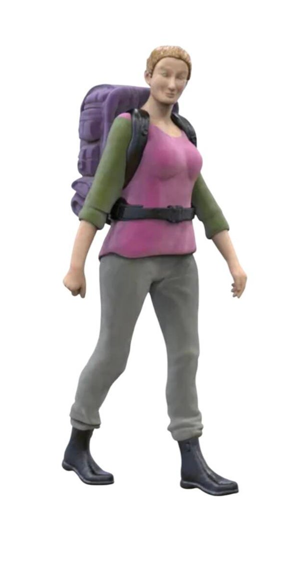 Hiker (female) with Backpack