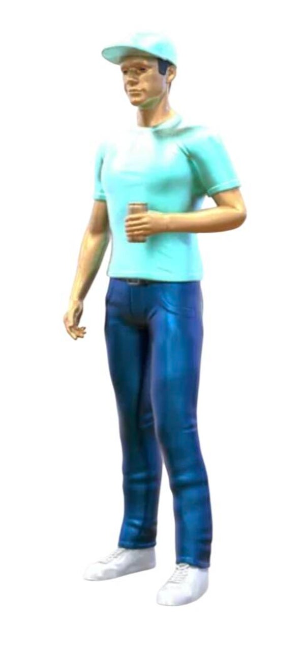 Man Holding a Beer Can