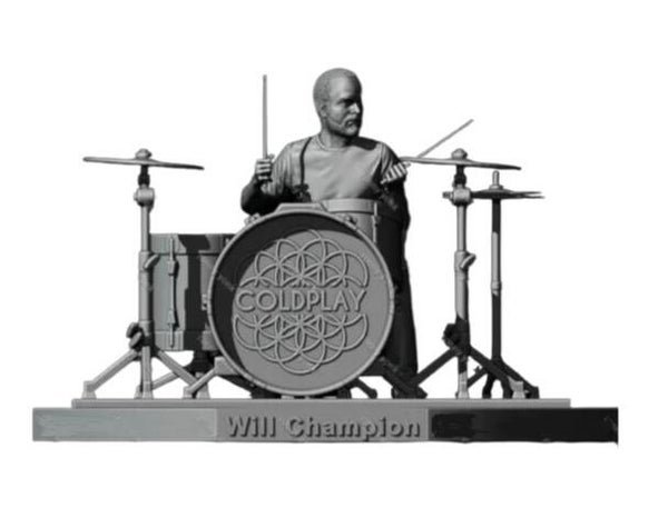 Will Champion (on base) from COLDPLAY