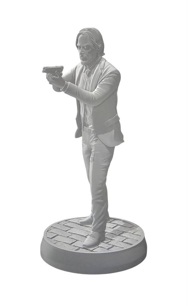 Keanu Reeves as John Wick (on base) in JOHN WICK