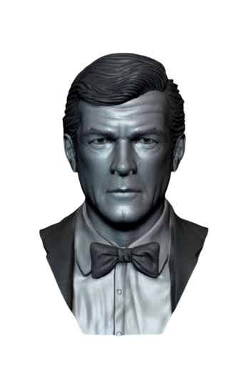 Roger Moore Bust