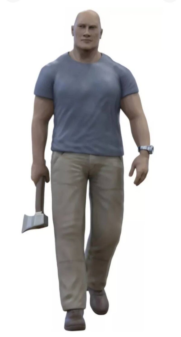 Dwayne Johnson as Luke Hobbs in HOBBS & SHAW