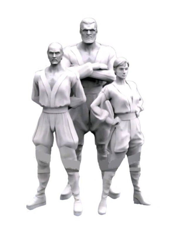 Super Kryptonians Non (Jack O'Halloran) General Zod (Robert Bernstein) Usra (Sarah Douglas) 1978 in SUPERMAN