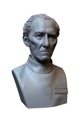 Peter Cushing as Grand Moff Tarkin