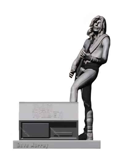 Dave Murray on Base IRON MAIDEN