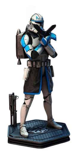 Dee Bradley Baker as Captain Rex (on base) in STAR WARS