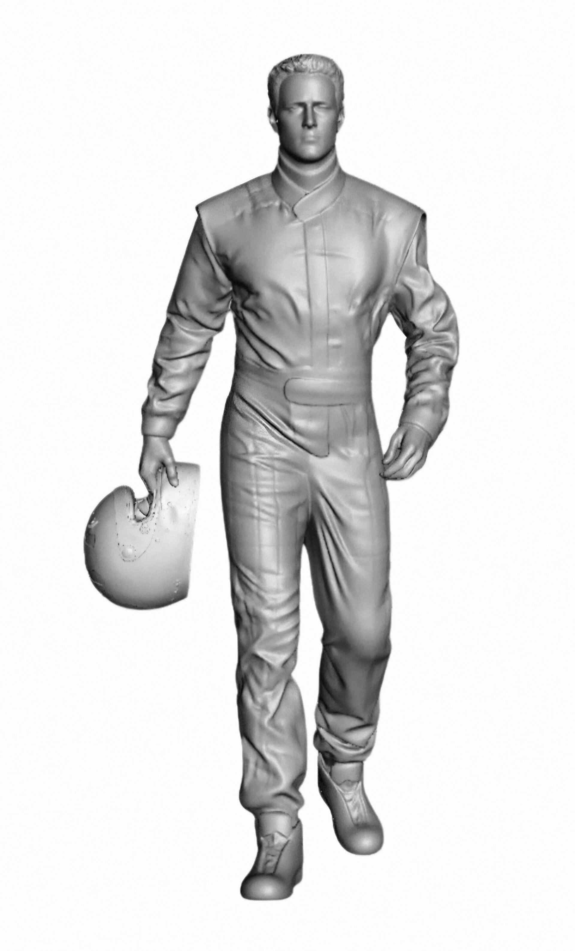 Michael Schumacher Walking with Helmet