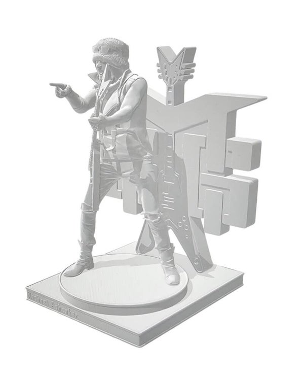 Michael Schenker German Guitarist (on base)