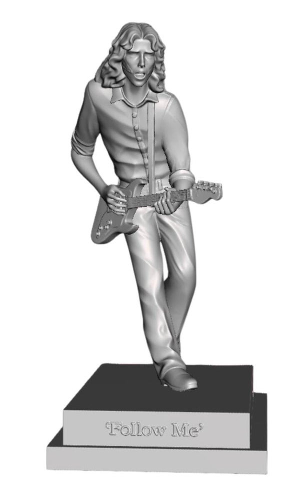 Rory Gallagher Bally Shannon Statue Pose