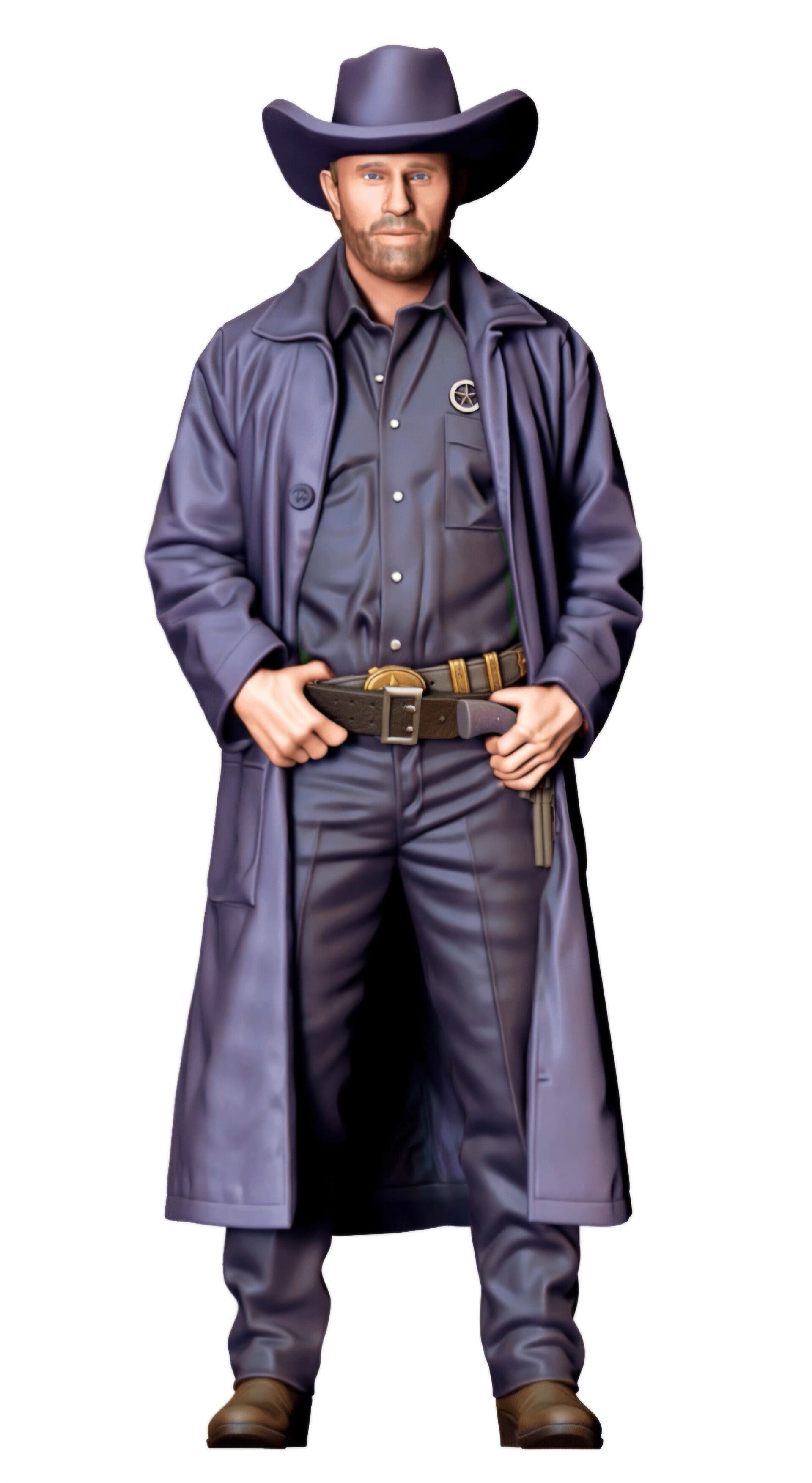 Chuck Norris as Ranger Cordell in WALKER, TEXAS RANGER