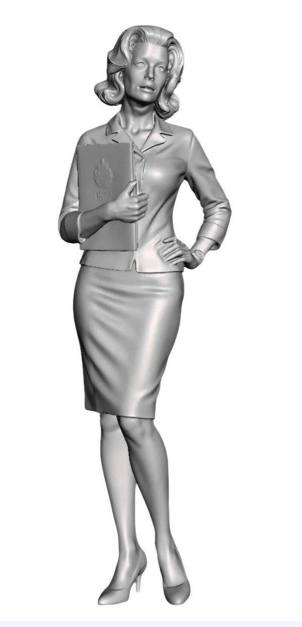 Lois Maxwell as Miss Moneypenny in JAMES BOND 007