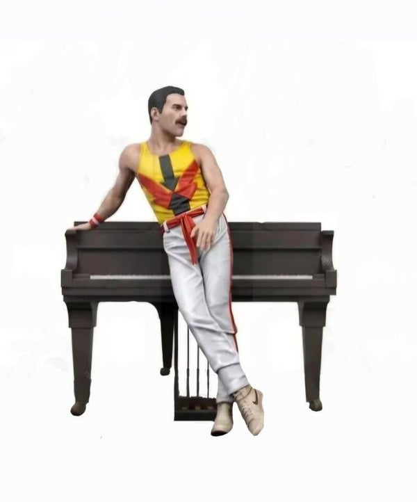 Freddie Mercury and Piano in QUEEN