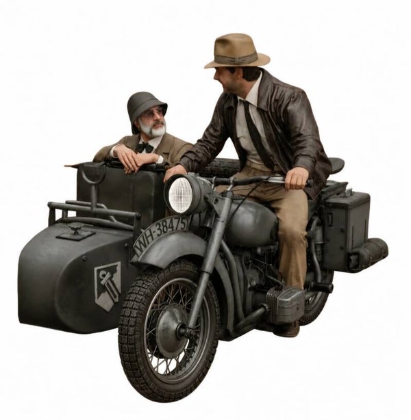 Harrison Ford as Indiana Jones & Sean Connery as Prof Henry Jones Sr in INDIANA JONES AND THE LAST CRUSADE