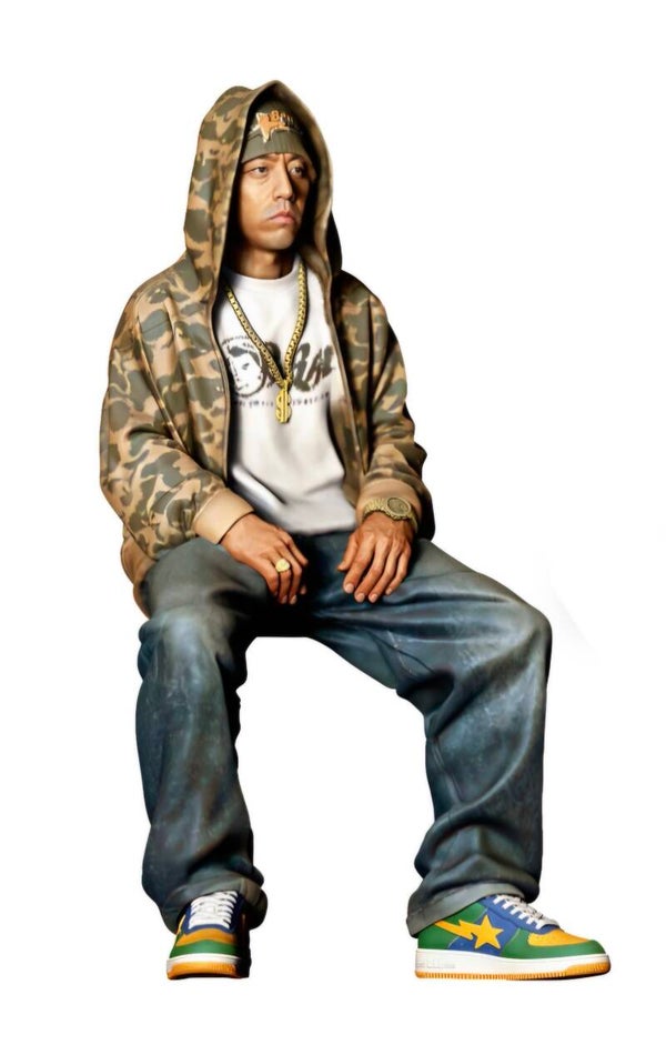 Hip Hop Guy Sitting