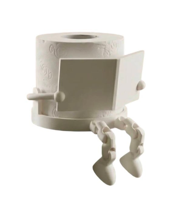 Toilet Roll Holder Buddy (book) with Articulated Legs