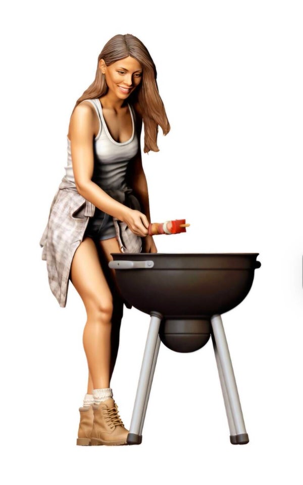 BBQ Woman Skewer & BBQ