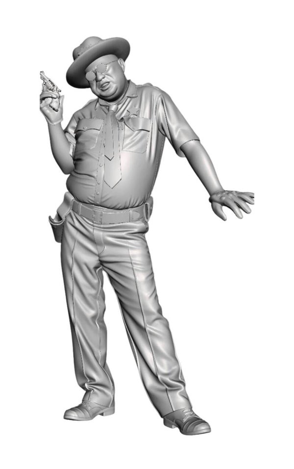 Clifton James as Sheriff J W Pepper in Live and Let Die (1973) James Bond 007