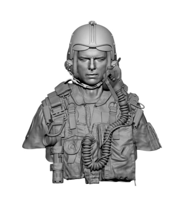 Top Gun Maverick Bust (with helmet)