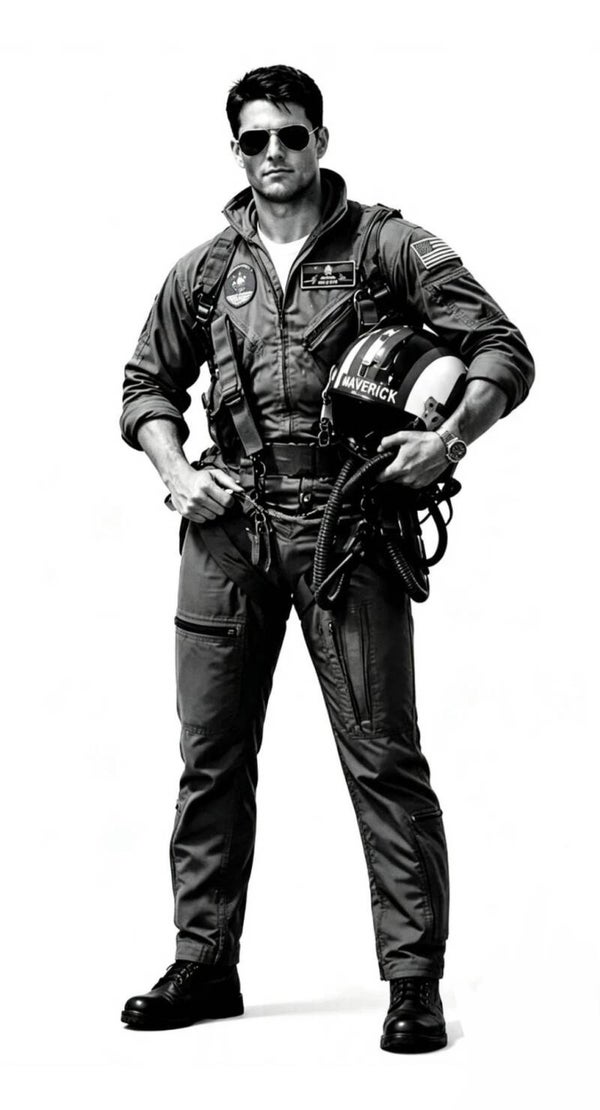 Tom Cruise as Maverick #2 in TOP GUN