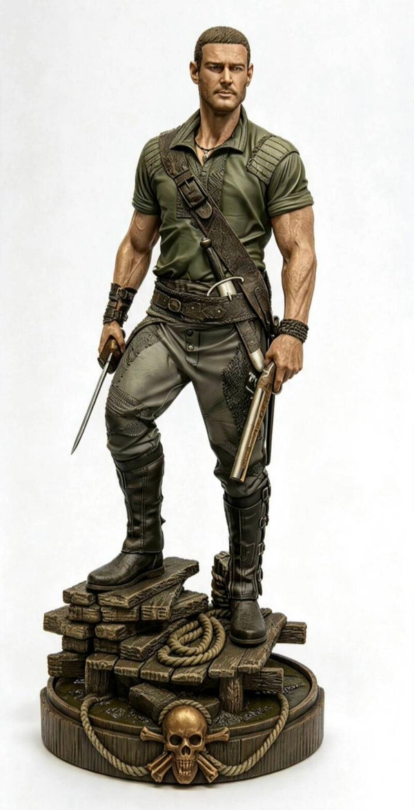 Tom Hopper as Billy Bones on Base in BLACK SAILS