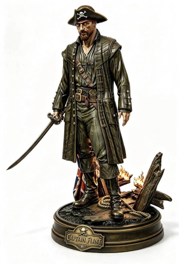 Toby Stephens as Captain James Flint on Base in BLACK SAILS