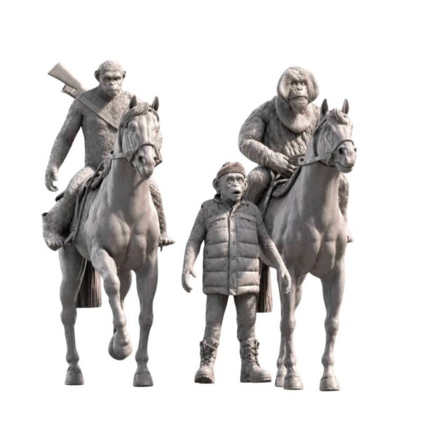 Ceaser, Bad Ape and Maurice Figure Set PLANET OF THE APES