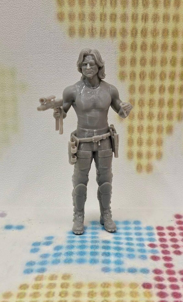 Kurt Russell as Snake Plissken in ESCAPE FROM NEW YORK