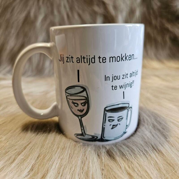 Mok jij zit altijd te mokken