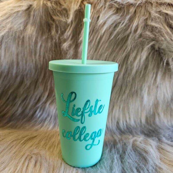 Mint groene drinkbeker liefste collega