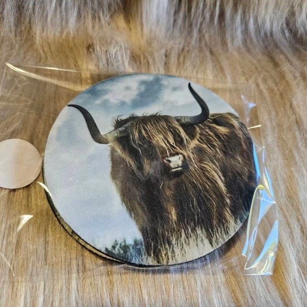 Onderzetters vilt schotse hooglanders