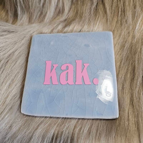 Tegel kak licht blauw