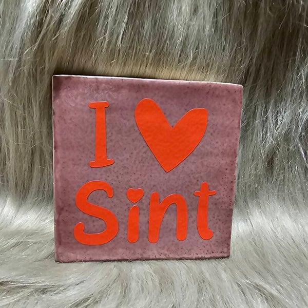 Tegel I love sint