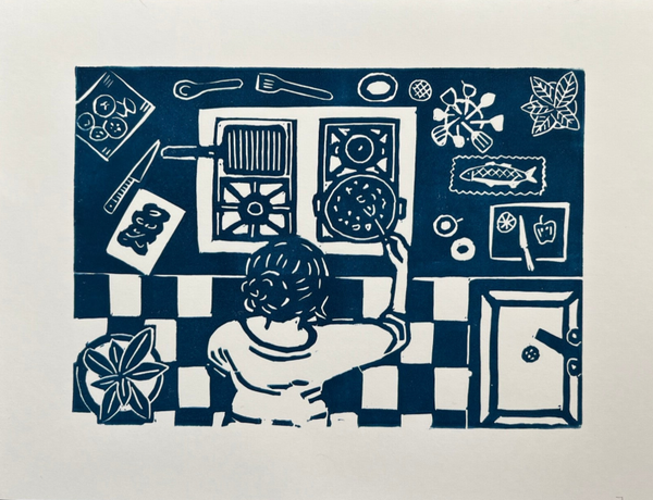 linoprint Koken