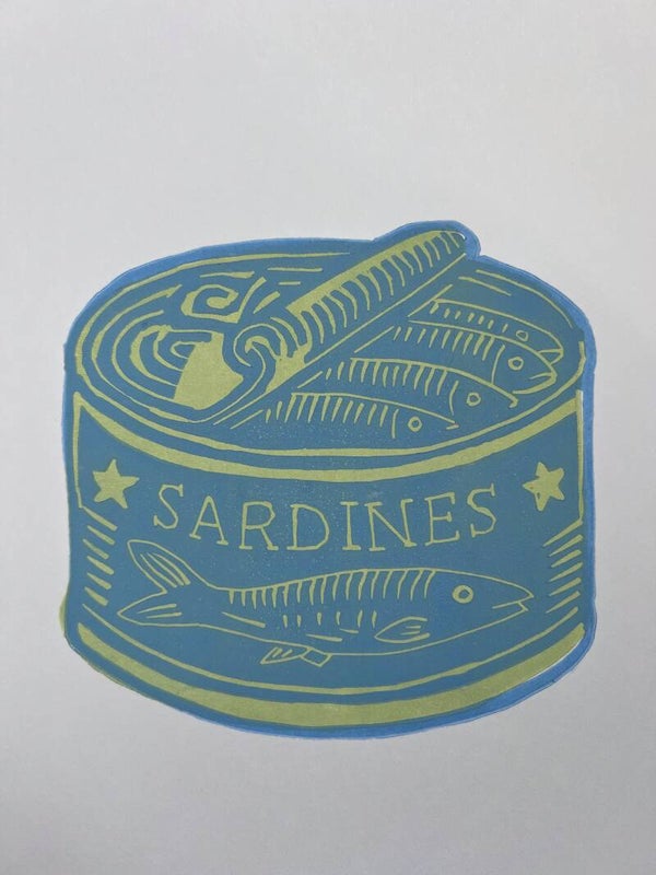 linprint rond blik sardines