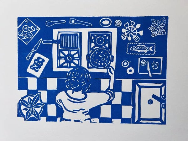 linoprint Koken