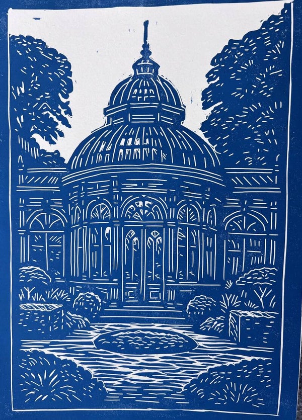 linosnede Victoriaans tuinhuis