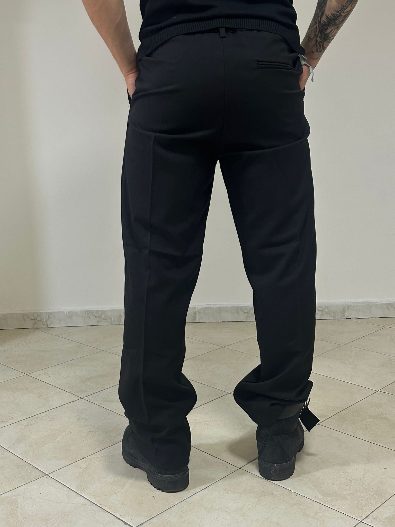 pantalone classico nero