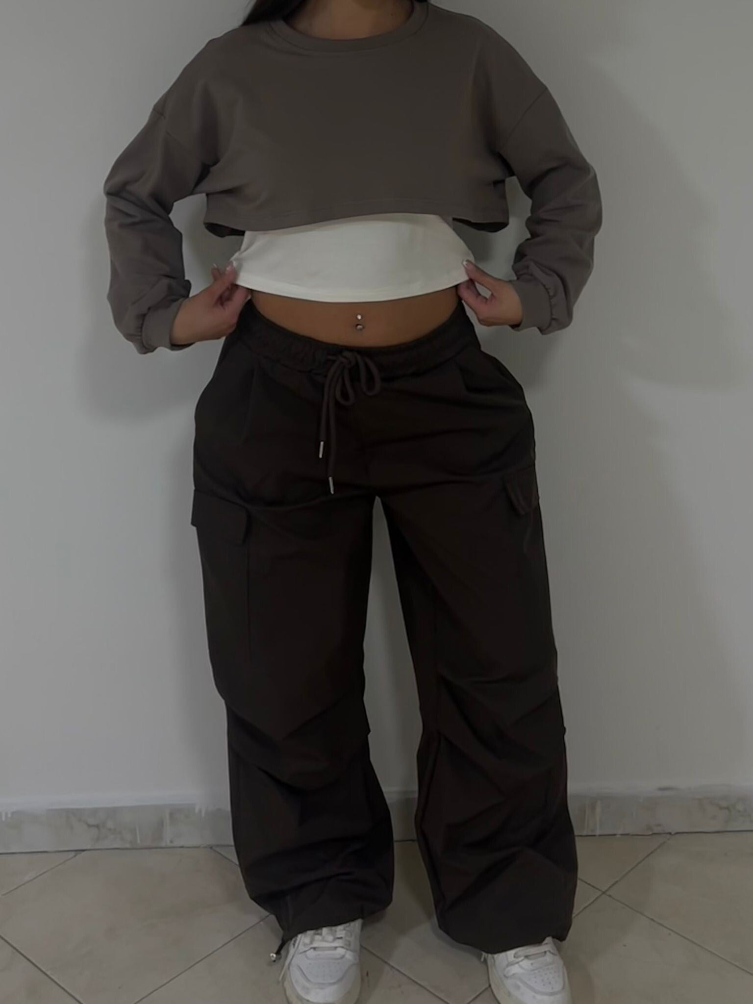 felpa con t-shirt incorporata