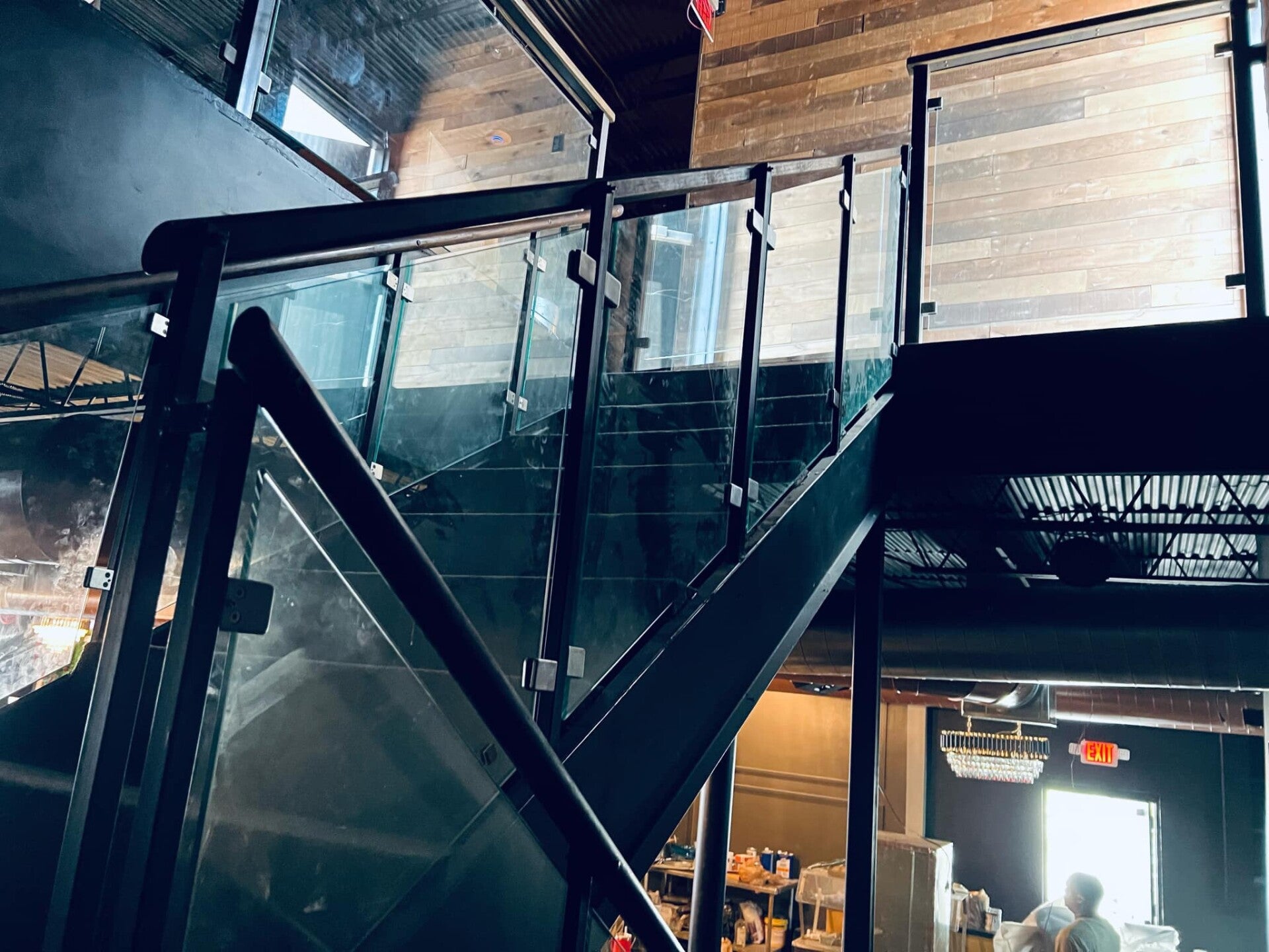Escaleras de cristal