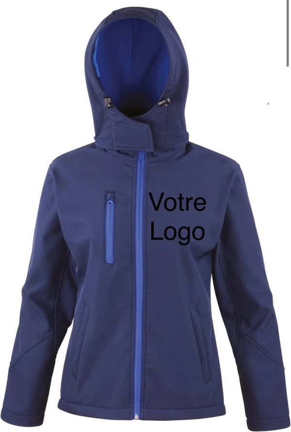 Veste Softshell à capuche personnalisé
