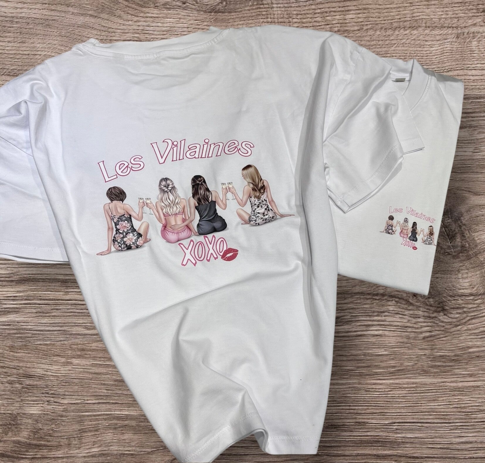 T-shirt "Les Vilaines" oversize