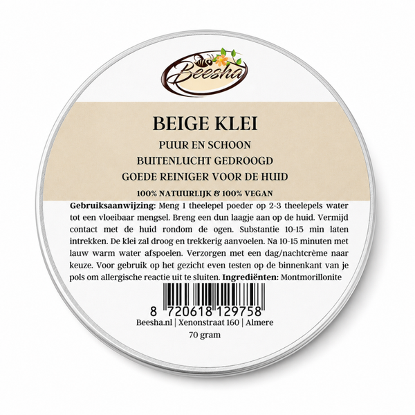 Kleimasker - Beige Klei
