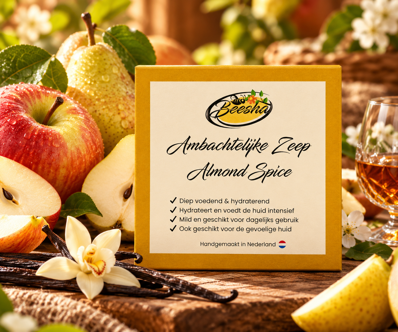 Ambachtelijke zeep - Almond Spice