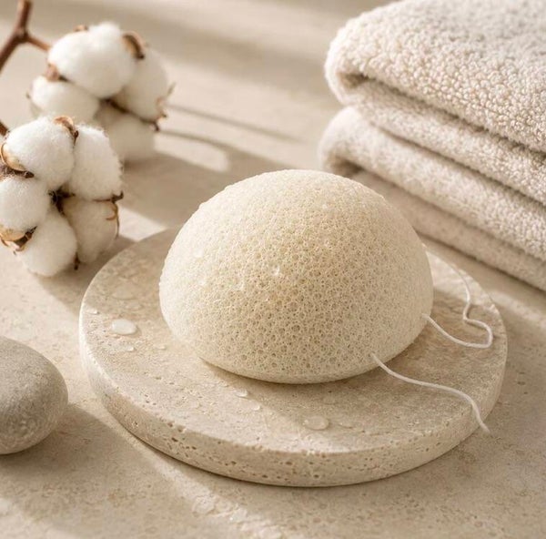 Konjac spons - Naturel