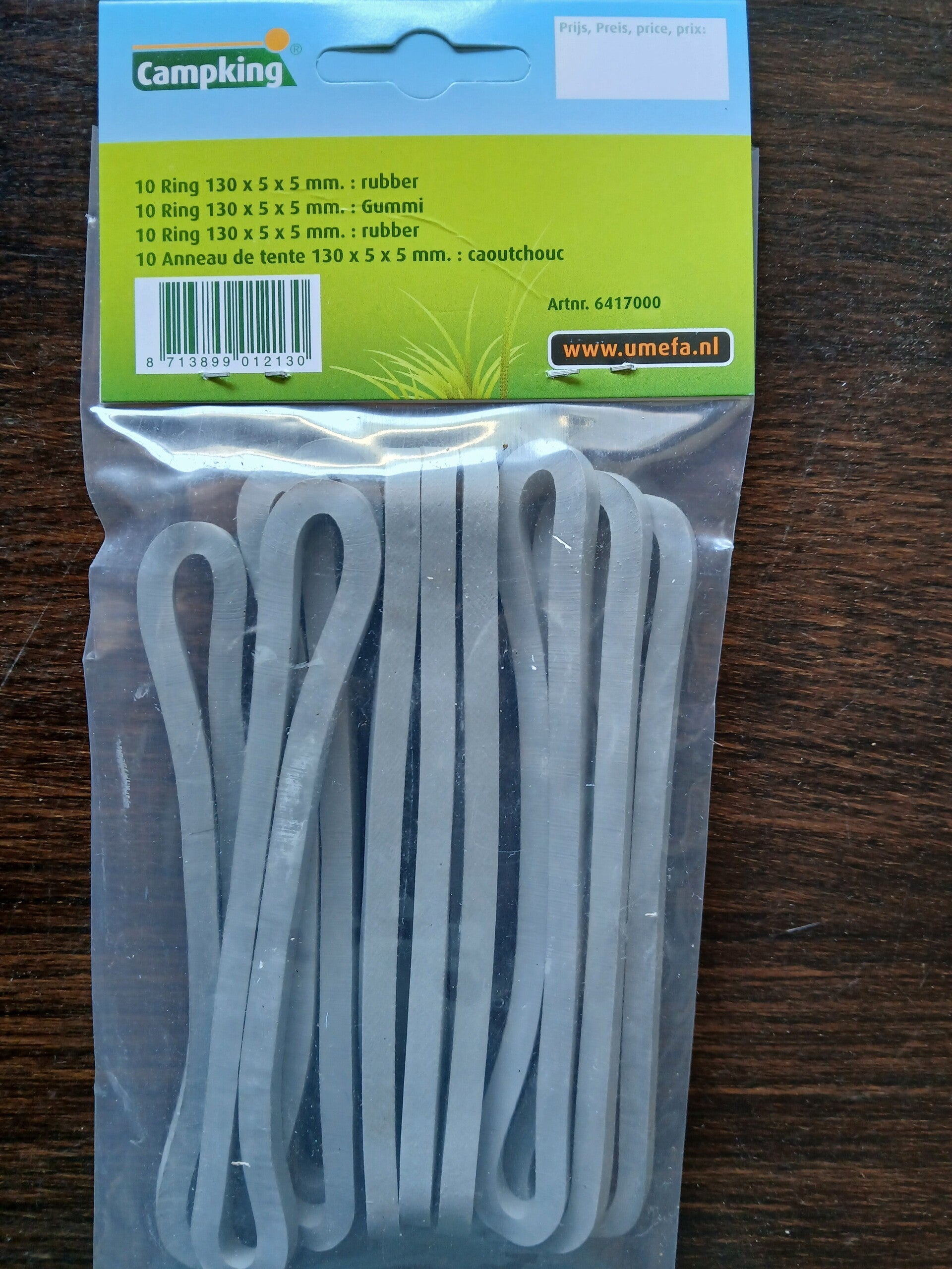 Camping - Rubber tentring - Groot - 10 Stuks - 96417000