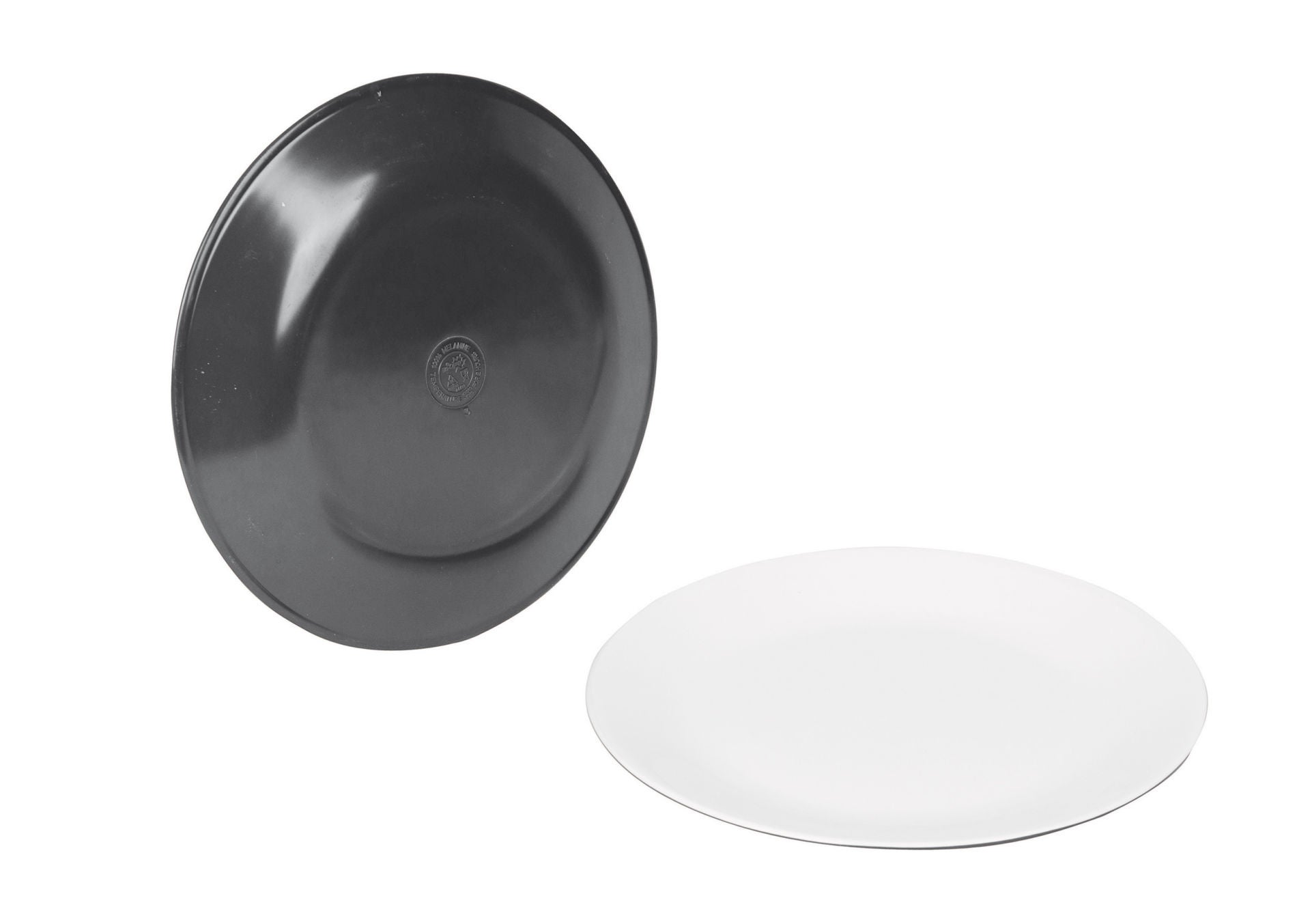 Bo-Camp - Dinerbord - 100% Melamine - Ø 25,7 cm - Two-tone grijs - 6181144