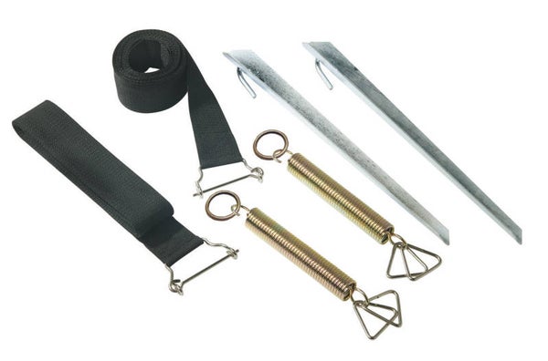Bo-Camp - Stormband set - Universeel - Clips - 2 Stuks van 3,5 Meter - 4163757