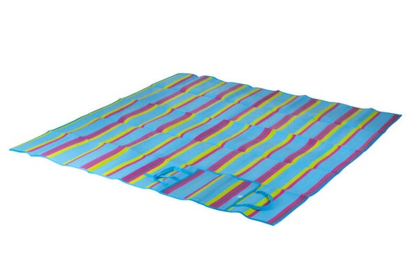 Bo-Camp - Strandmat - Blauw - 180x180 cm - 4272220