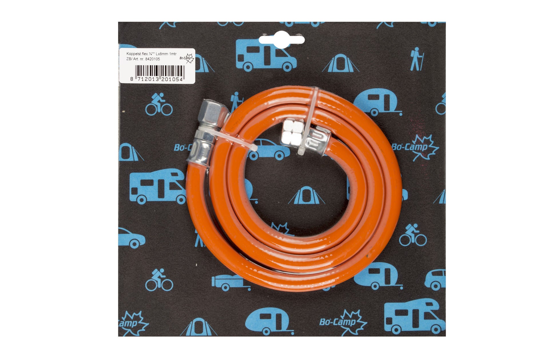 Bo-Camp - Koppelstuk - 1/4 inch Linkse x 1/4 inch Linkse aansluiting - 1,5 meter - 0717024